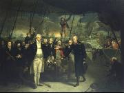 Daniel Orme Duncan Receiving the Surrender of de Winter at the Battle of Camperdown Germany oil painting artist